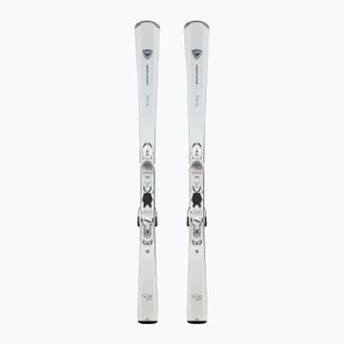 Women’s downhill skis with bindings Rossignol Nova 6 + Xpress W 11 GW white sparkle
