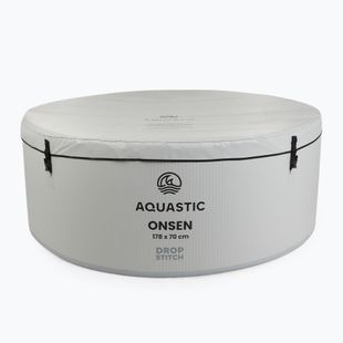 AQUASTIC ONSEN inflatable pool drop stitch 1200 l 178 cm grey