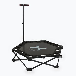 XTREXO Hop&Side Foldable Black Trampoline