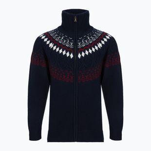 Men's sweater Woolcano SWT1093 Granatrowy/Kremowy