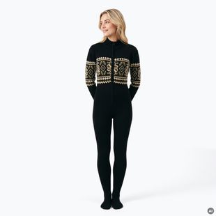 Women's suit Woolcano SWT1095 Czarny/Kremowy