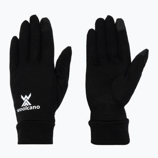 Children's gloves Woolcano GLV1105 Czarny