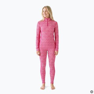 Women's thermal underwear set Woolcano SET1121 Pink