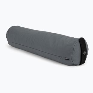 Yoga bolster with buckwheat hulls XTREXO Contempla grey
