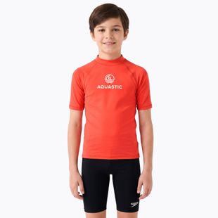 Children's T-shirt AQUASTIC Rimos UV 50+ UPF orange