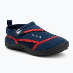 Children's water shoes AQUASTIC Nino navy blue/red