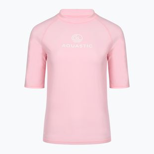 Women's T-shirt AQUASTIC Rimos WMNS UV 50+ UPF pink