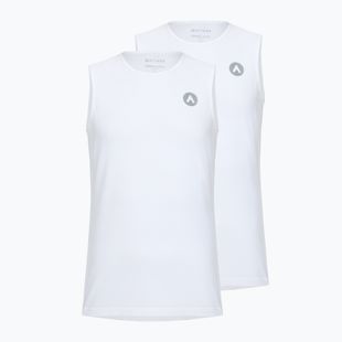Men's cycling base layer ATTABO Essential 2 pcs. white