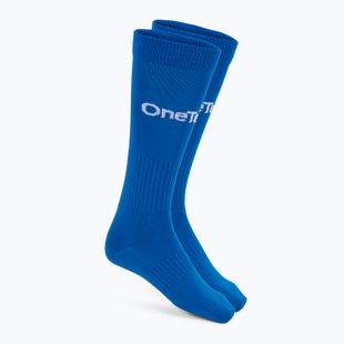 Children's football socks OneTeam Precision football socks set 2-pack blue