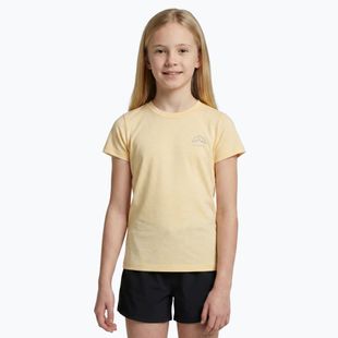 Children's trekking T-shirt KADVA Merivra merino peach