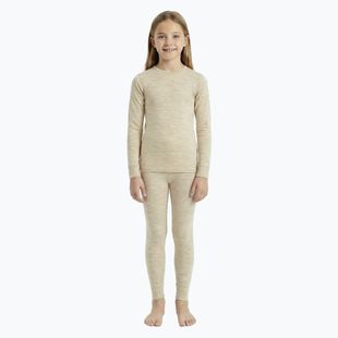 Children's thermal underwear set WOOLCANO Merino SET0683 beige