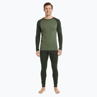 Men's thermal underwear set WOOLCANO thermal Merino SET0978 khaki