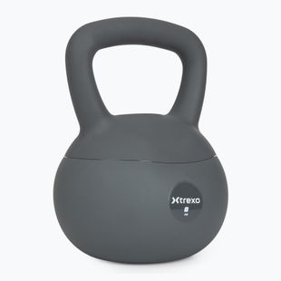 Soft kettlebell XTREXO 8 kg grey