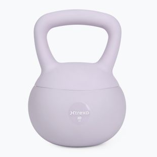 Soft kettlebell XTREXO 10 kg purple