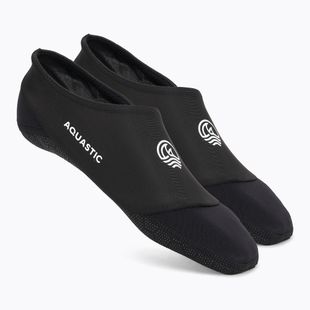AQUASTIC Seavie Anti-Slip pool socks black