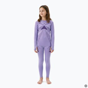 Children's thermal underwear set KADVA ALPINESTEP THERMO LIGHT PLUS seamless purple