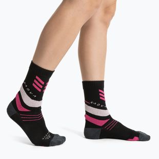 Women's socks KADVA Stride Coolmax 2 pairs black