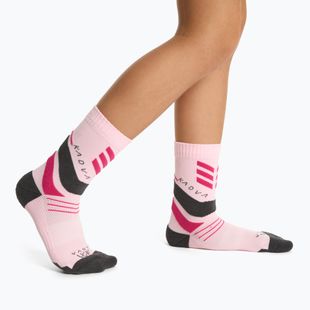 Children's socks KADVA Stride Coolmax 2 pairs pink