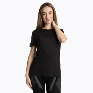 Women's thermal T-shirt WOOLCANO Merino TEE0547 black