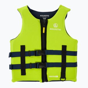 AQUASTIC Youth 50N green child safety waistcoat