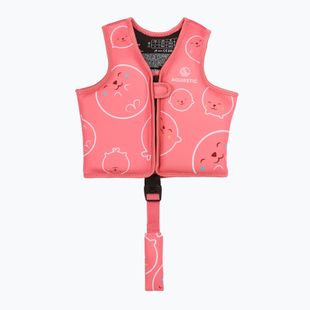 AQUASTIC Junior children's buoyancy waistcoat pink
