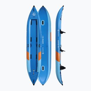 3-person inflatable kayak AQUASTIC Cortez 15'7" hybrid blue