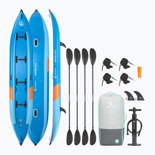 Inflatable kayak 4-osobowy AQUASTIC Cortez 16'9" hybrid blue
