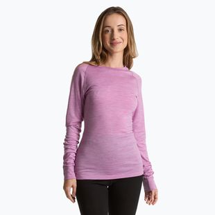 Women's thermal sweatshirt WOOLCANO 100% Merino TOP0541 purple