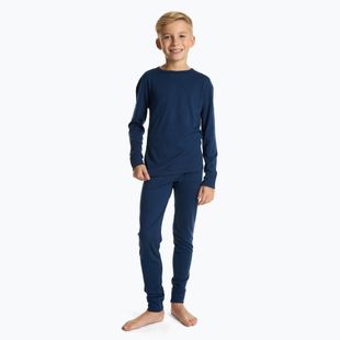 Children's thermal underwear set WOOLCANO Merino 100% SET0683 navy