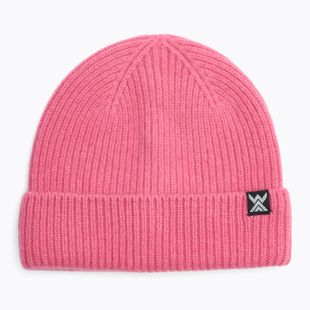 Winter hat WOOLCANO Merino 100% HAT0440 pink