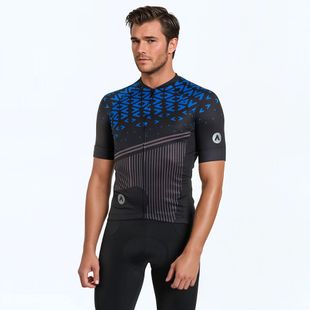 Men's ATTABO Tevi cycling jersey black/blue