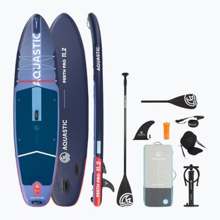 Board SUP AQUASTIC Perth Pro 11'2" all-round dark blue