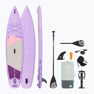 Inflatable board set SUP AQUASTIC Touring 11'6" purple