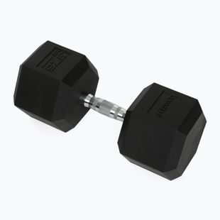 XTREXO Hex 37.5 kg rubberised dumbbells