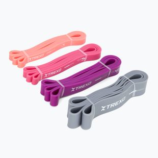 XTREXO TXO-B4Z046-ALL multi-coloured resistance rubber set