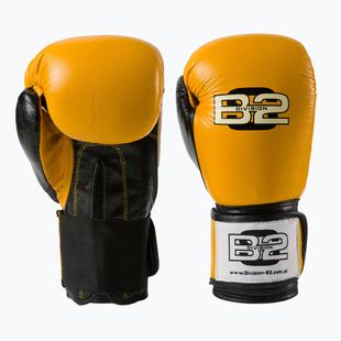 DIVISION B-2 yellow-black boxing gloves DIV-SG01