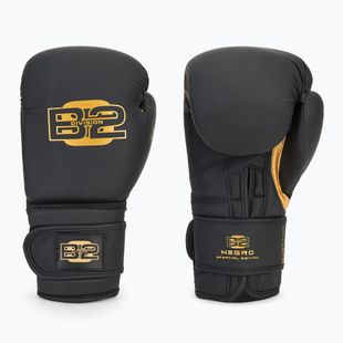 DIVISION B-2 Pro Carbon black/gold boxing gloves