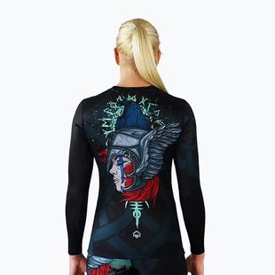 Women's GroundGame Valkyria Rashguard Black 22WRASHLSVALK