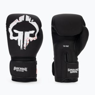 Ground Game Skullz boxing gloves black