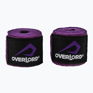 Boxing bandages Overlord elastic 400 cm purple