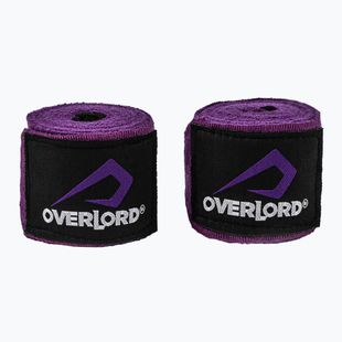 Boxing bandages Overlord elastic 350 cm purple