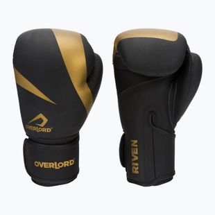 Overlord Riven black and gold boxing gloves 100007