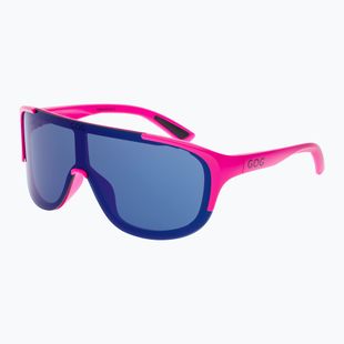 GOG Medusa matt neon pink/black/reflex blue sunglasses