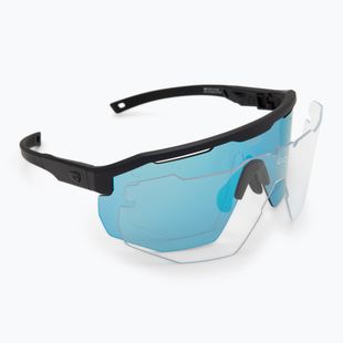 GOG Argo matt metallic navy blue/black/reflex white/blue sunglasses