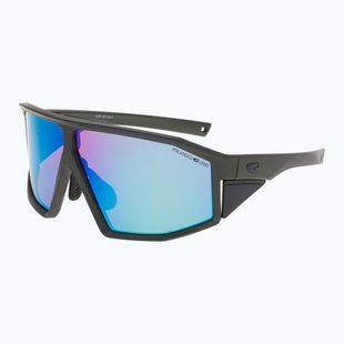 Sunglasses GOG Lhotse S4 matt metallic green/black/reflex white blue
