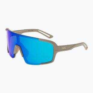 Sunglasses GOG Magni matt brown/khaki reflex white/blue