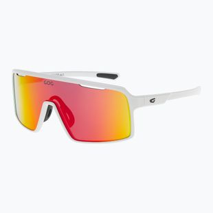 Sunglasses GOG Enki matt white/black reflex black/red
