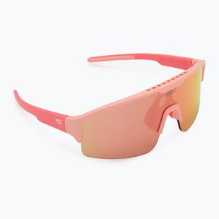 Children's sunglasses GOG Petra matt light pink/pink reflex red