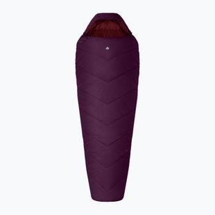 Alpinus Fiber Pro 1100 sleeping bag right burgundy