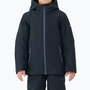 Children's ski jacket 4F M0820 deep black